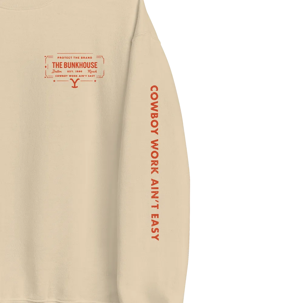 Yellowstone Bunkhouse Ocean Adult Crewneck